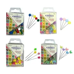 GENERICO - Pines Patchwork Boton 1 caja (50und)