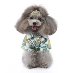 CAT OH - Ropa para perros Camisa hawaian S