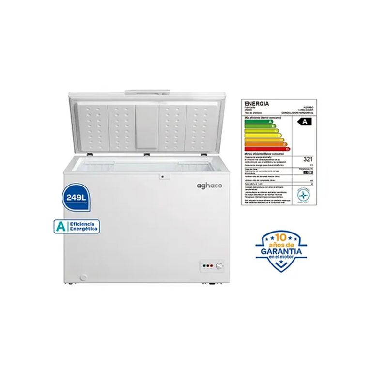 CONGELADORA 249 LT BLANCO CONG-AGH01