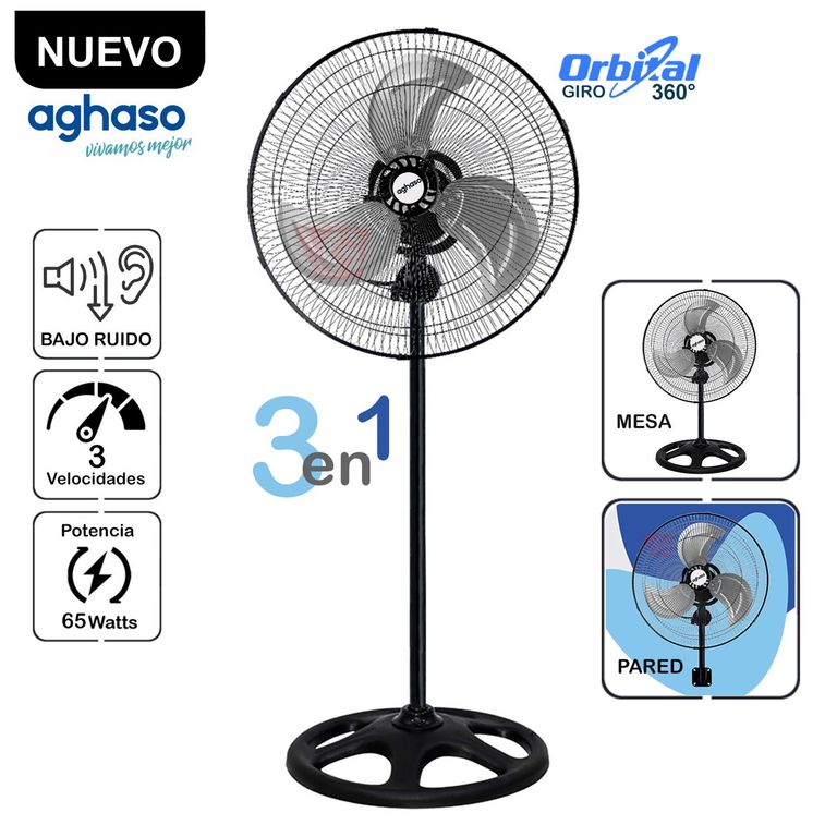 VENTILADOR 3 EN 1 65 W VENT-AGH01