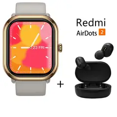 XIAOMI - Reloj Inteligente Deportivo P101Scombo Redmi AirDots 2- Dorado