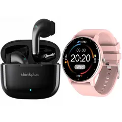 LENOVO - ZL02D Smartwatch+Lenovo LP40 Pro Auriculares Bluetooth Audífonos
