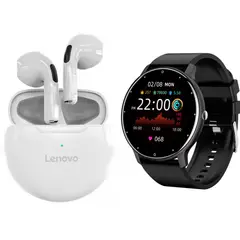 LENOVO - ZL02D Smartwatch+ HT38 Auriculares Bluetooth Audífonos