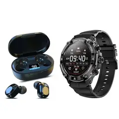 LENOVO - Y8 Smartwatch+ XT91 Auriculares Bluetooth Audífonos