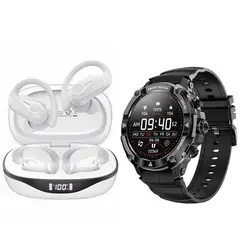 LENOVO - Y8 Smartwatch+Lenovo LP75 Auriculares Bluetooth Audífonos
