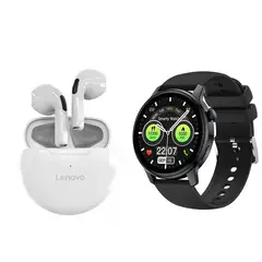 LENOVO - S46 Smartwatch+ HT38 Auriculares Bluetooth Audífonos