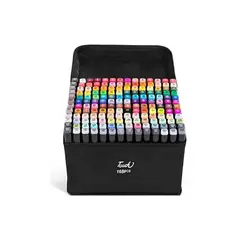 GENERICO - Set de 168 Plumones Marcadores Colores Doble Punta