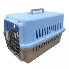 GENERICO - KENNEL L50 TRANSPORTADOR - AZUL GRIS