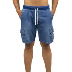 ELENEX - Short Denim Hombre