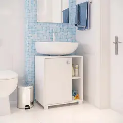 BRV MOVEIS - Vanitorio Para Baño Lise 60 x 54 X 35cm Blanco