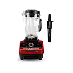 FINEZZA - Licuadora Industrial con Perrilla 1500W Rojo