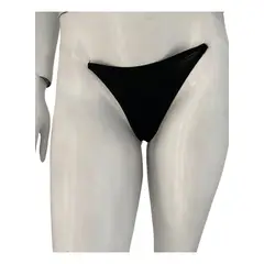 GENERICO - Truza negra con tirantes transparentes - Talla M