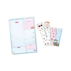 INGENIAL - Pack Llami diary planner diario set de reglas