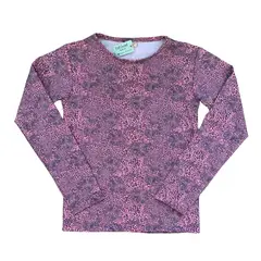 RED CARROT - Polo para nadar niña manga larga lycra animal print