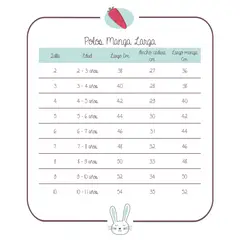 RED CARROT - Polo para nadar niña manga larga lycra animal print