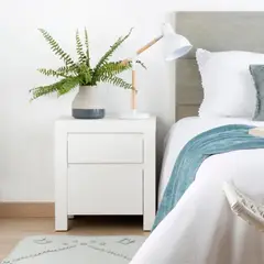 TU MESITA - Mesa de Noche Minimalista Iggy 2 Cajones