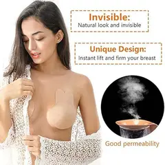 GENERICO - Brasier Invisible push Up orejas de conejo adhesivo