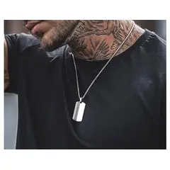 GENERICO - Collar Cadena Patmos de Acero Inoxidable Hombres