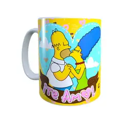 GENERICO - Taza Tazon Homero y Marge enamorados san valentin Los simpson