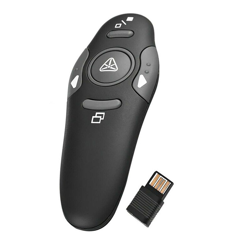 Control Usb Inalámbrico Puntero Láser Remoto De Presentación