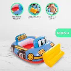 INTEX - Flotador para Niños «TRACTOR»