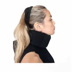 GENERICO - Collarín Cervical Blando Color Negro Talla S