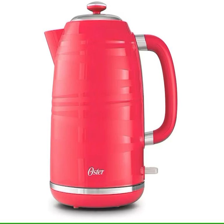 HERVIDOR ELECTRICO ROJO ACERO INOX DE 1.7 L