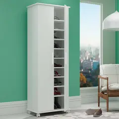 BRV MOVEIS - Ropero Zapatera Milo Blanco