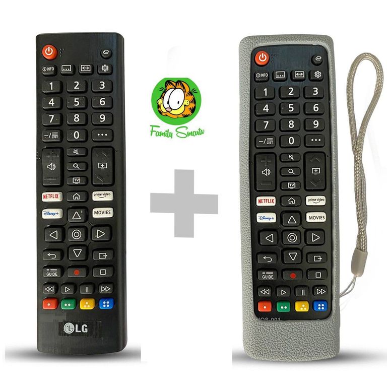 Control Remoto LG Smart con tecla Disney Funda Plomo