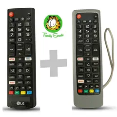 UNIVERSAL - Control Remoto Para tv lg Smart 4k Modo futbol Funda Plomo