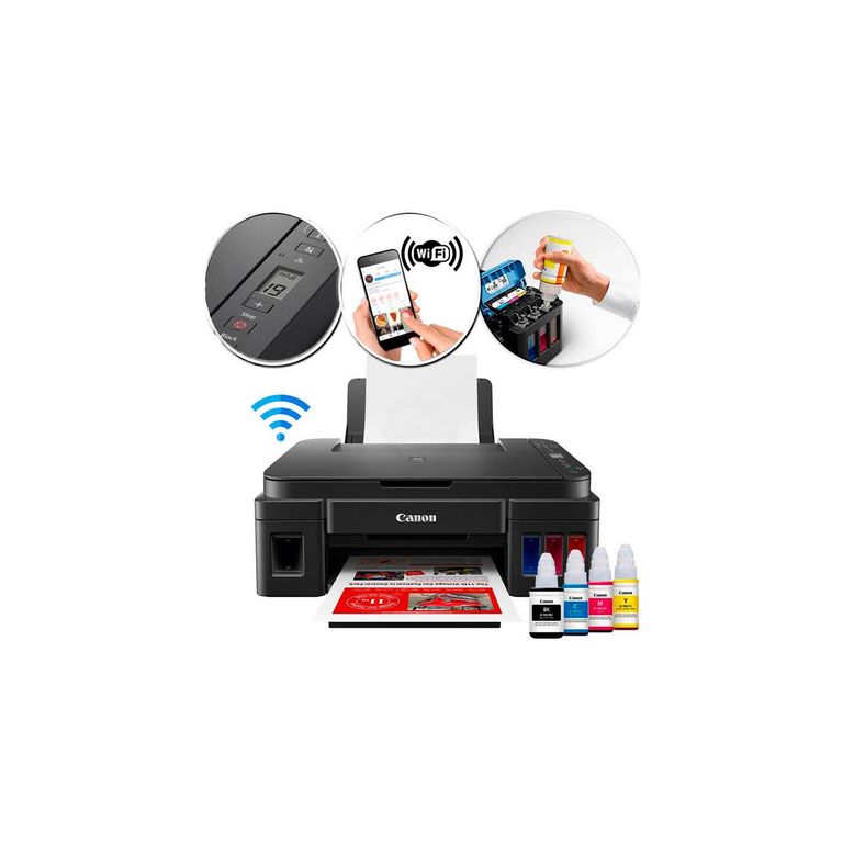 Impresora G3110 Multifuncional Wifi Inyección A Tinta