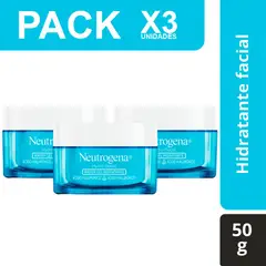 NEUTROGENA - Pack X3 Crema Hydroboost Water Gel X50 Grs