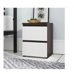 NACION MUEBLES - VELADOR DE MELAMINA WENGUE