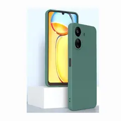 CASE - Silicona Para Xiaomi Redmi 13C - Verde