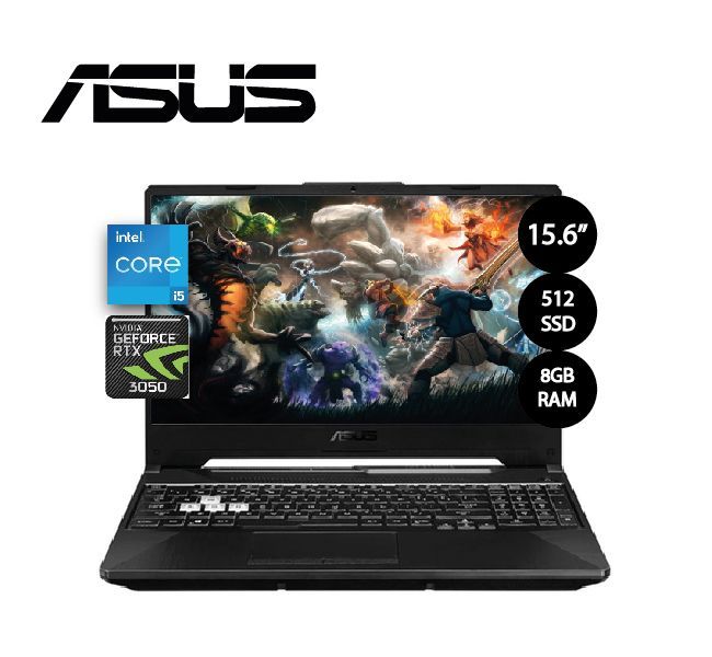LAPTOP TUF FX507ZC4-HN005W I5-12500H 8GB 512GB SSD RTX 3050 156″FHD WIN11