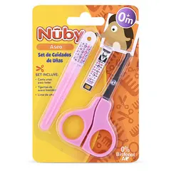 NUBY - Set De Cuidado De Uñas Rosado