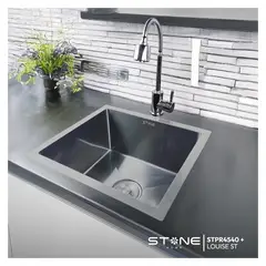 STONE - COMBO LAVADERO PREMIUM STPR4540 + LOUISE ST-01 CON ESCURRIDOR