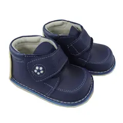 PEI UNIQUE OUTFIT - Pibe Niño Pei Uou Cuero Danilo Camel Azul y Negro