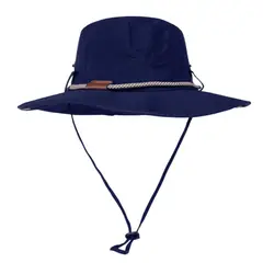 KAST PE - Travellers Cordón Sombrero unisex Safari de pesca - Azul