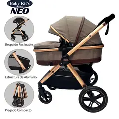 BABY KITS - Coche Cuna Moises NEO Beige