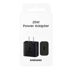 SAMSUNG - Cargador 25W para S24 Negro