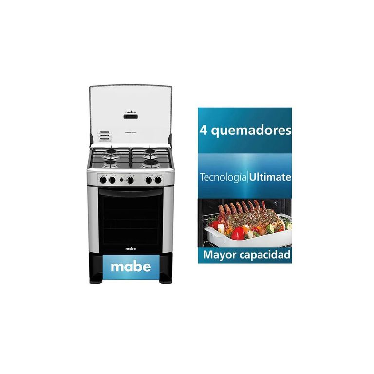 Cocina de Pie CMP6014AG0 4 Quemadores Grafito