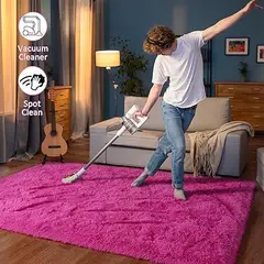 GENERICO - BAJADA DE CAMA RECTAGULAR 100X160CM FUCSIA