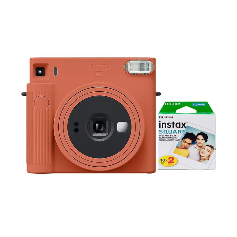 Camara Instax Square SQ1 Terracota +Pack Pelicula Square x20