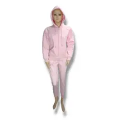 GENERICO - Conjunto Dama CASACA mas JOGGERS color rosado - Hecho en Perú