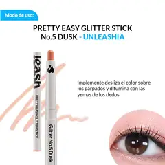 GENERICO - PRETTY EASY GLITTER STICK UNLEASHIA - No5 DUSK