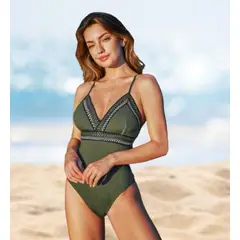 GENERICO - Ropa de baño Olivo para dama