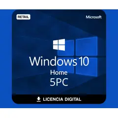 MICROSOFT - Windows 10 Home para 5 PC