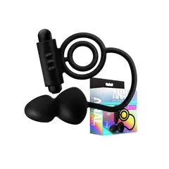 GENERICO - PROSTATE 2 EN 1 PLUG CON ANILLOS Y BALA VIBRADORA PARA MAS PLACER