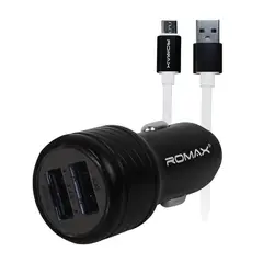 ROMAX - Cargador para Auto Universal 5-5A Carga Rapida tipo C